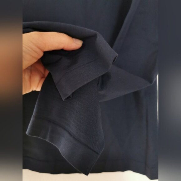 Lululemon Sport Long sleeve Half Zip Size Small Dark Blue - Picture 5 of 11